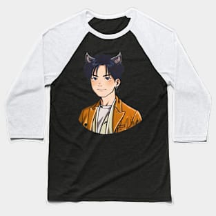 Astro Rocky Anime Baseball T-Shirt